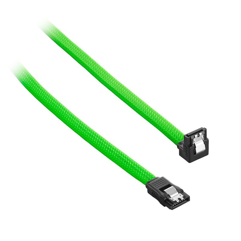 Cable CableMod ModMesh de 90 grados SATA 3, 60 cm - Verde