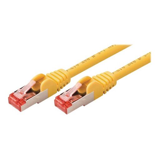 Câble réseau Nedis - 3 m, RJ-45 (M) vers RJ-45 (M), SFTP, CAT 6, moulé rond - Jaune