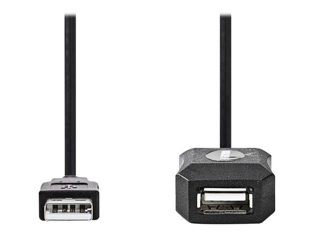 Étendue de câble USB Nedis - 20 m (USB-M vers USB-F, USB 2.0)