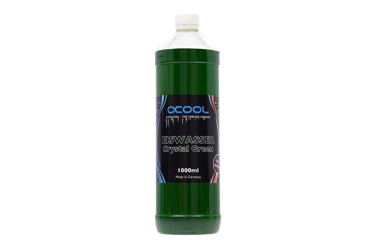 Alphacool Eiswasser Crystal Green UV Active Finishing Mix 1000ml