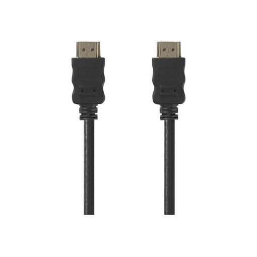 Nedis HDMI Cable with Ethernet - 1.5m, Black, Round, 4K Support