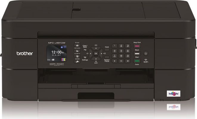Brother MFC-J491DW Color Inkjet Multi-Function Printer