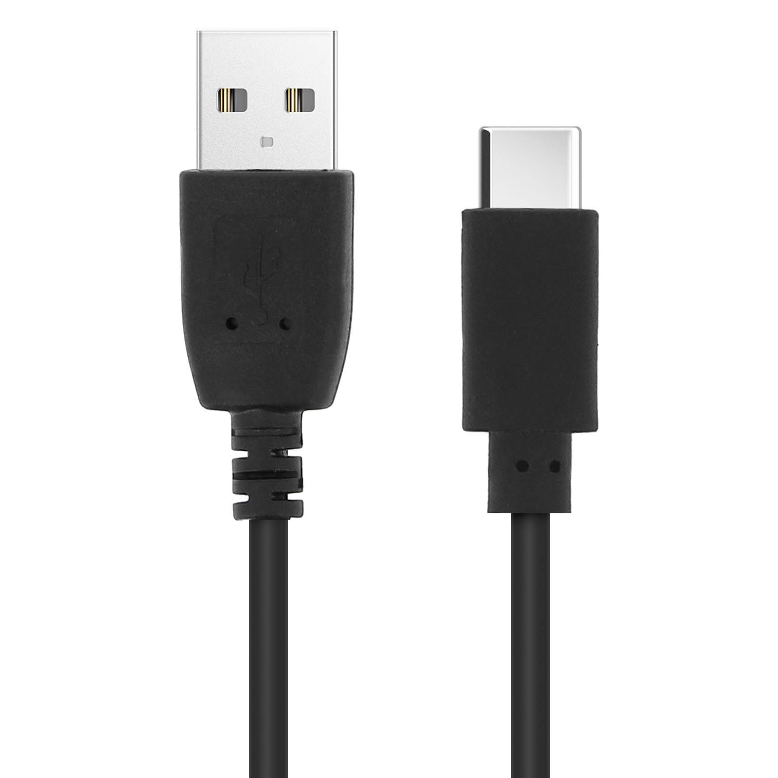 Avizar USB to USB-C Charge & Sync Cable, Quick Charge 2.0, Black (1.2m)