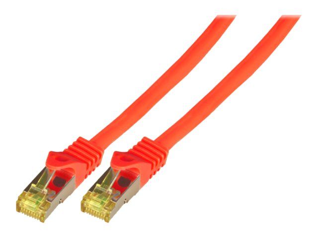 Cable de conexión EFB-Elektronik RJ-45 - 3 m, CAT 7, SFTP, Pigmeado - Rojo