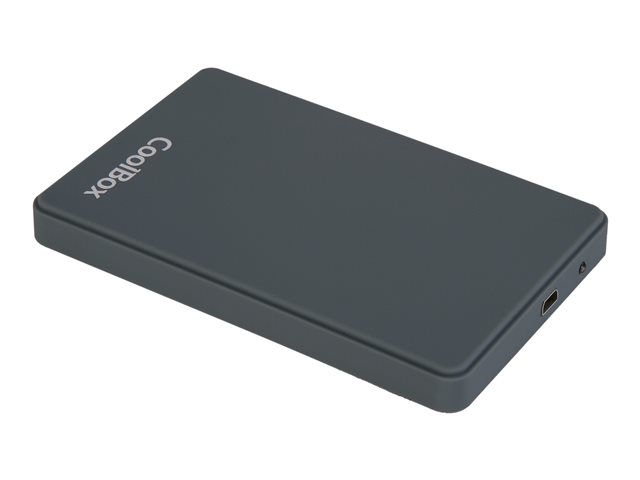 CoolBox SlimColor 2543 External Enclosure - 2.5" SATA to USB 3.0 Adapter - Grey