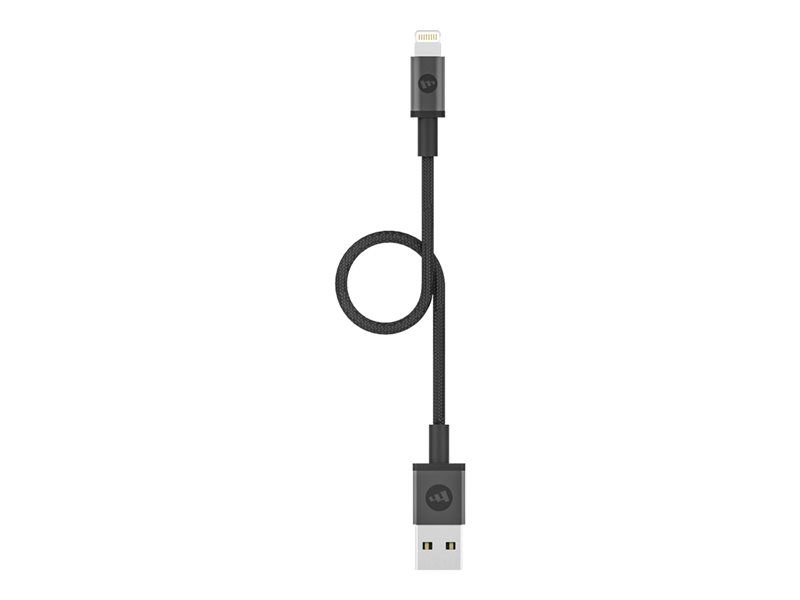 Zagg Mophie Lightning Cable - 9cm Black