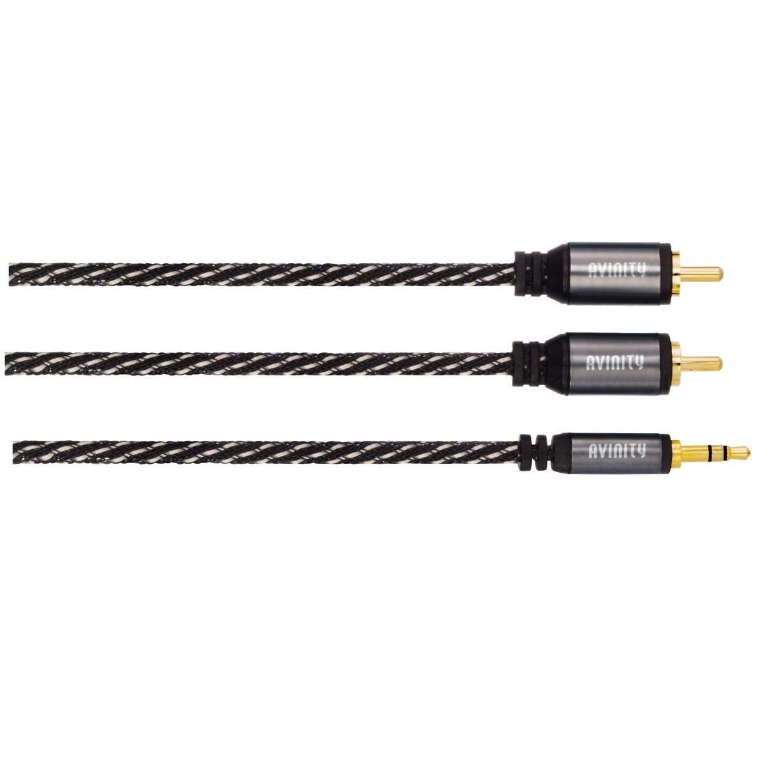 Avinity 2-Male RCA to Stereo 3.5mm Jack Audio Cable, 3m