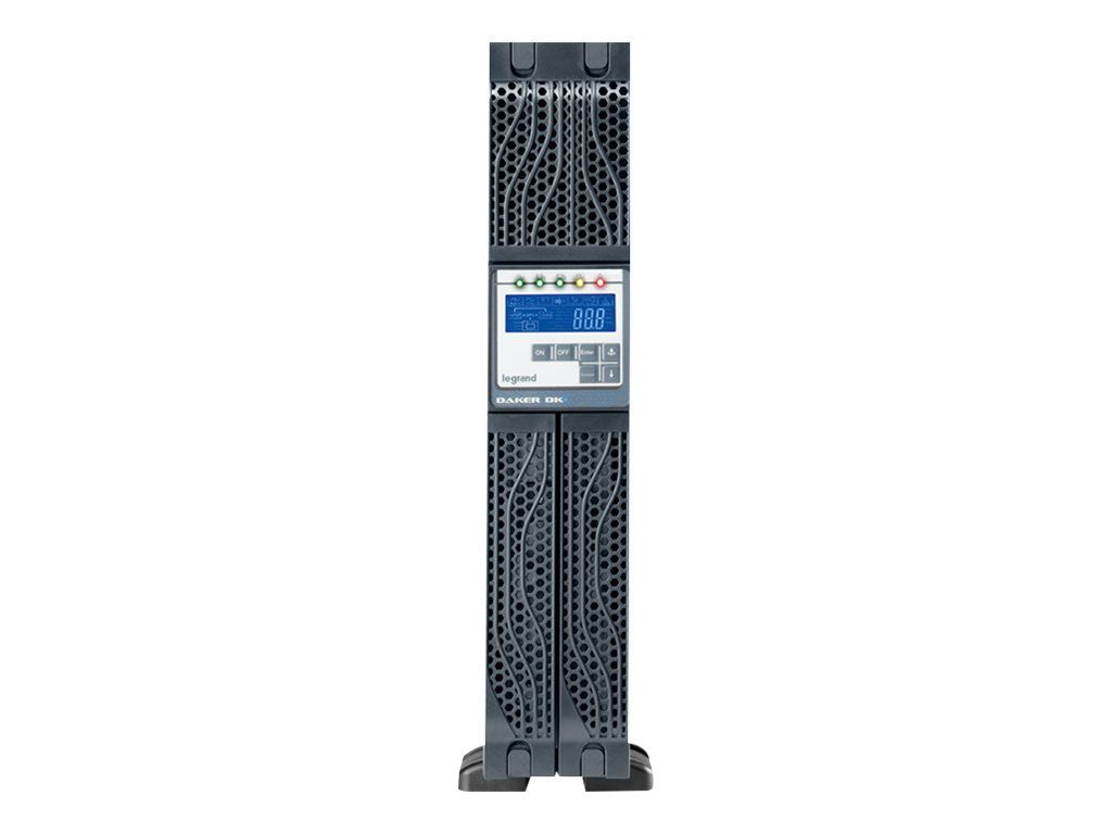 Legrand DAKER DK Plus 3000 - UPS (Rack/External) - 230V AC - 2700W - 3000VA - Single-Phase - 9Ah - RS-232, USB - 2U - 19