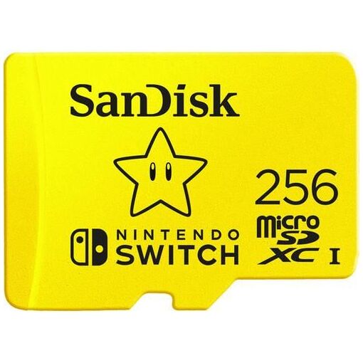 SanDisk microSDXC UHS-I Card 256GB for Nintendo Switch - SDSQXAO-256G