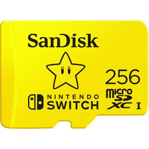 SanDisk microSDXC UHS-I Card 256GB for Nintendo Switch - SDSQXAO-256G