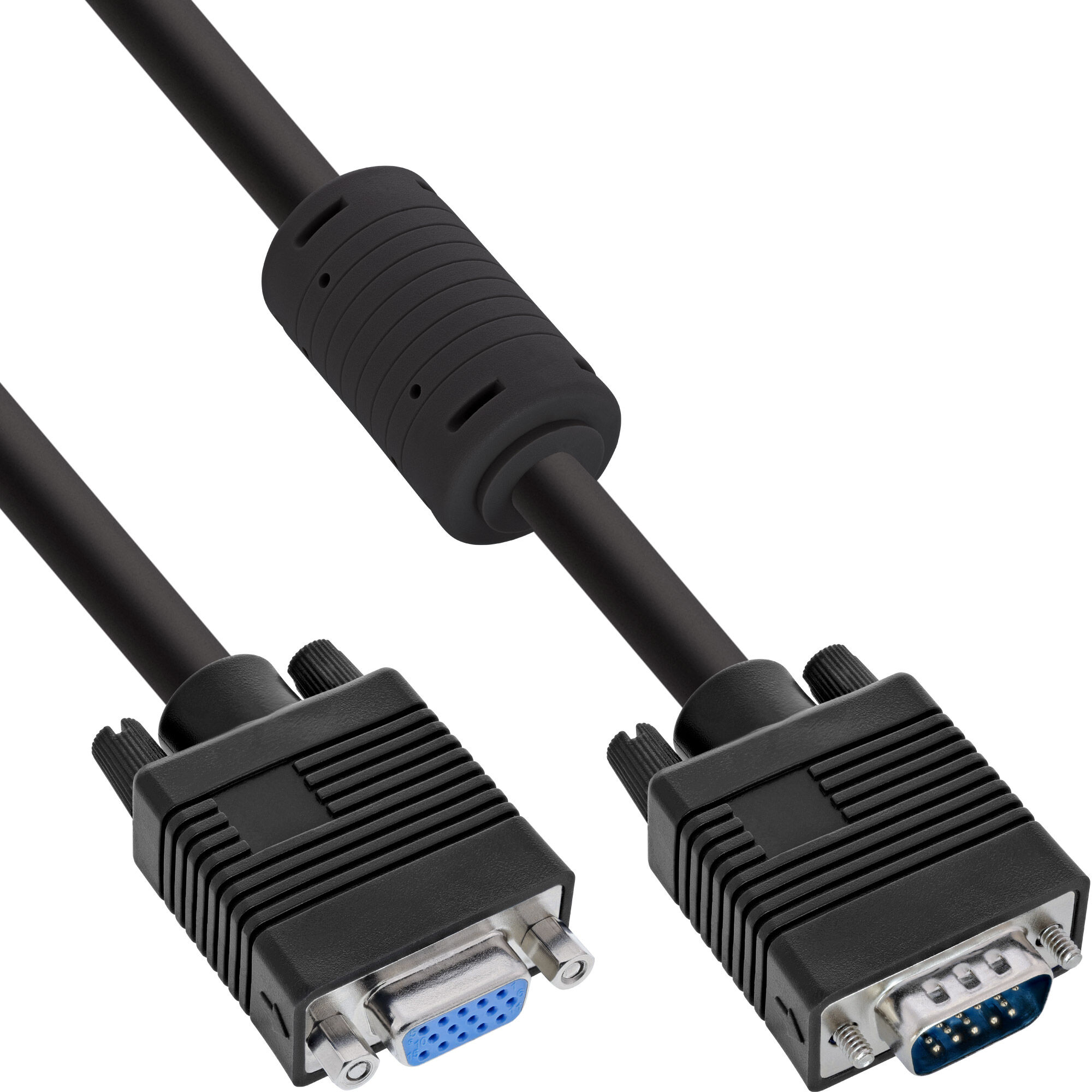 InLine 0.5m VGA (D-Sub) Cable - Black