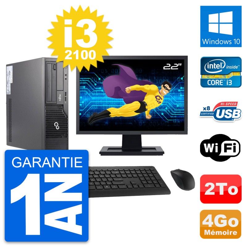 Fujitsu E500 DT 22-inch Desktop PC