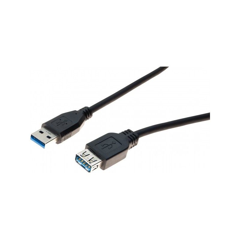 USB 3.0 Type A to A Extension Cable - Black - 10ft (3m)