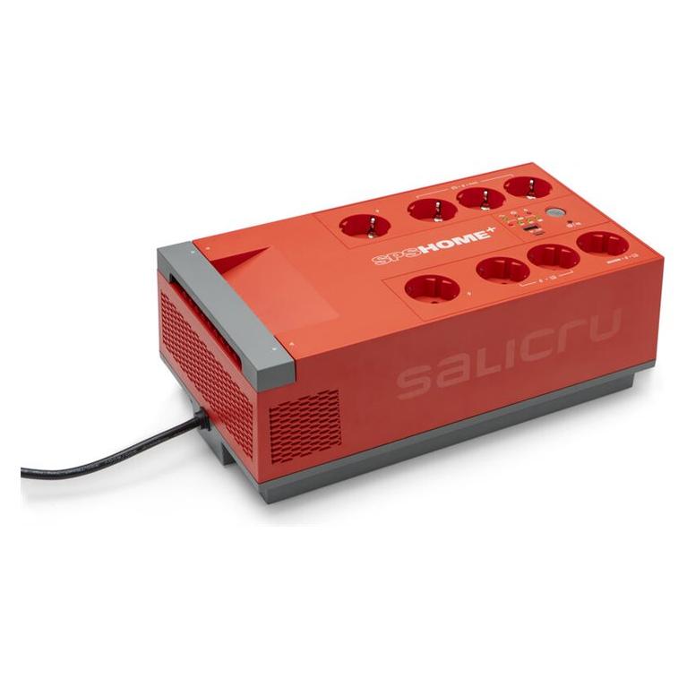 Salicru SPS Home+ 1000 - UPS (muro/externo) - interactivo, multibase - CA 230V - 600W - 1000VA - ácido de plomo sellado - puertos USB...