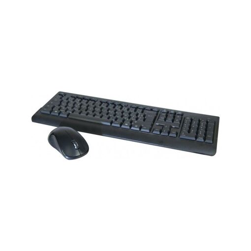 Ensemble clavier et souris sans fil Dexlan Slim (2,4 GHz, Noir)