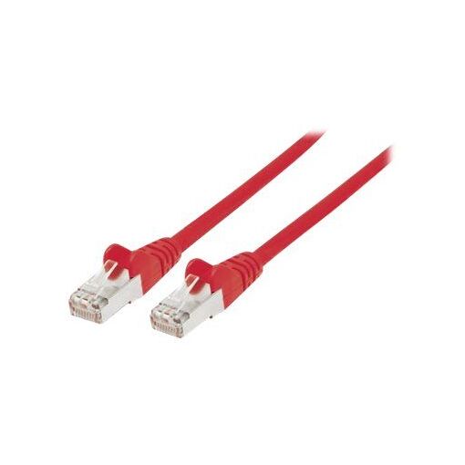 Intellinet Network Patch Cable, 0.5m Red Cat7/Cat6A, Snagless