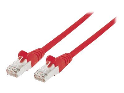 Intellinet Network Patch Cable, 0.5m Red Cat7/Cat6A, Snagless