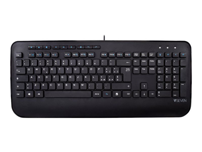 V7 KU300IT USB QWERTY Keyboard - Black