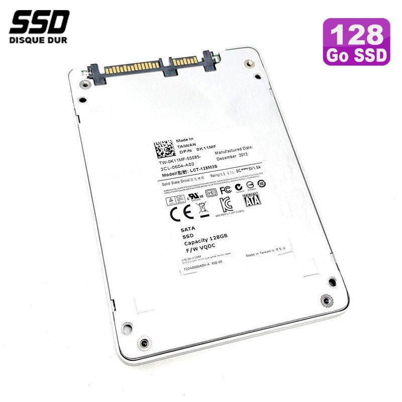 LiteOn 128GB SSD LCT-128M3S VQDC (Dell 0K11MF K11MF SATA III 6Gbps)