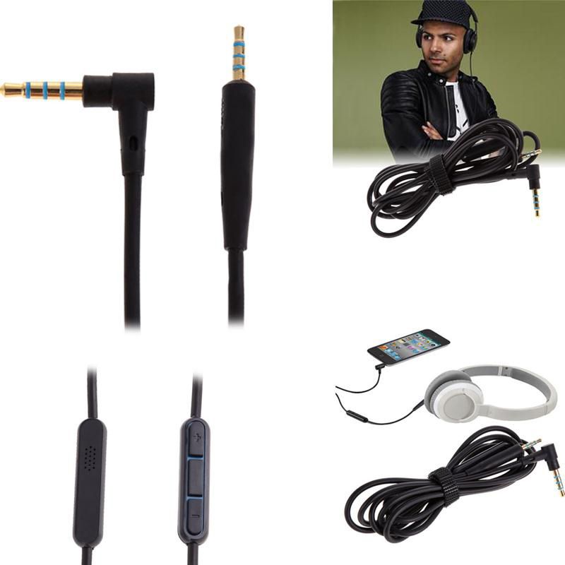 XinLan Replacement Audio Cable for Bose QC25/QC35/OE2/SoundTrue Headphones (Black, 140cm, Volume Control)