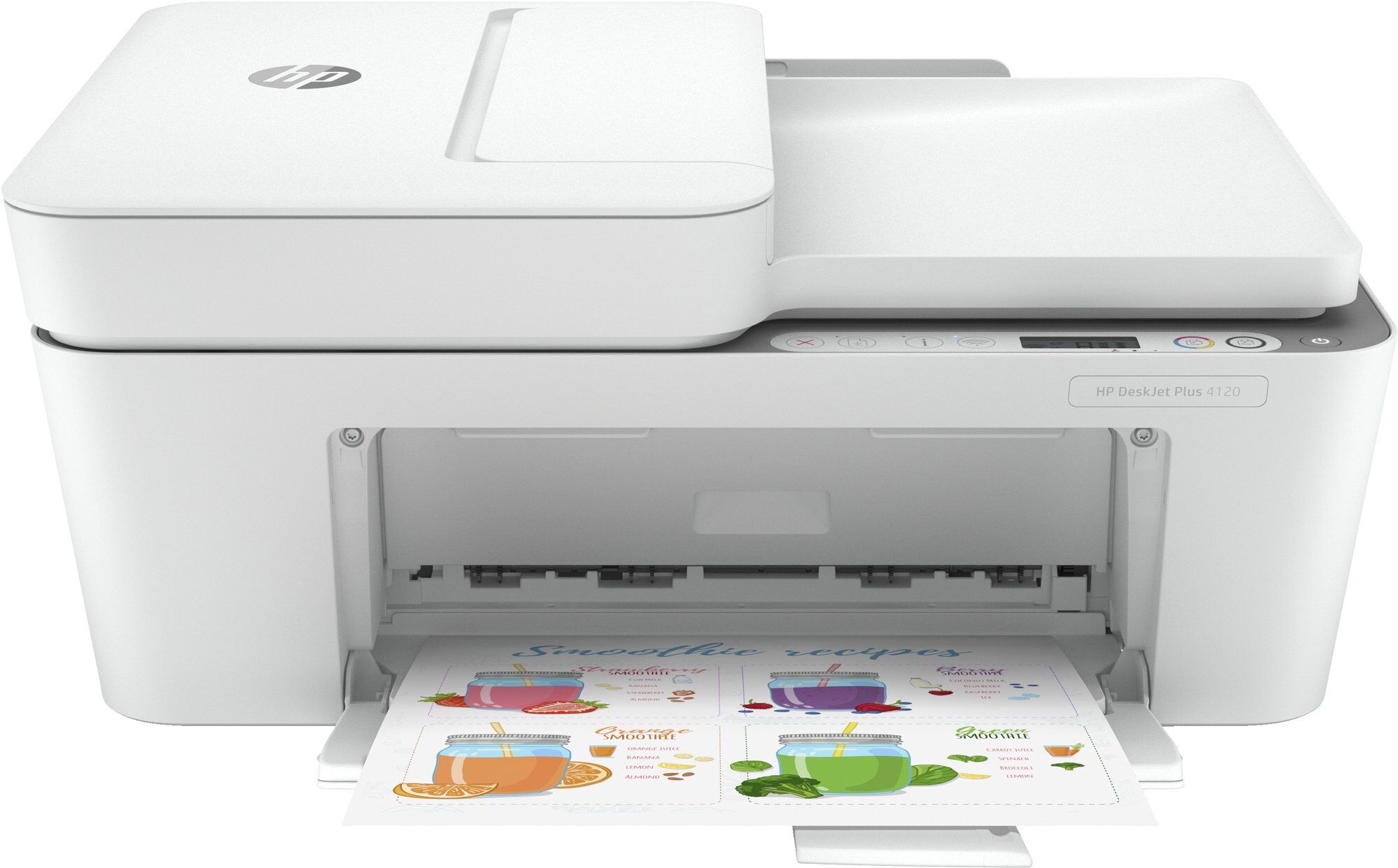 HP DeskJet Plus 4120 Wireless Color All-in-One Printer, Instant Ink; Copier, Scanner