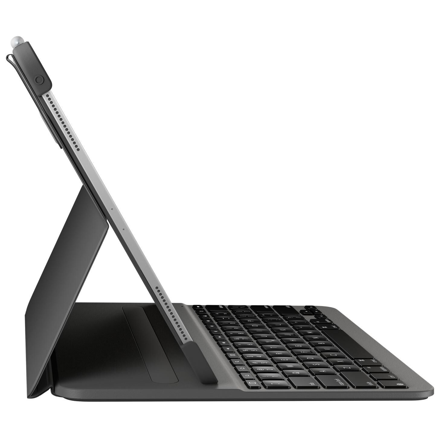 Logitech Slim Folio Pro - Teclado y funda inalámbricos con retroiluminación para iPad Pro de 12,9 pulgadas (3.ª y 4.ª generación) - AZERTY - Español