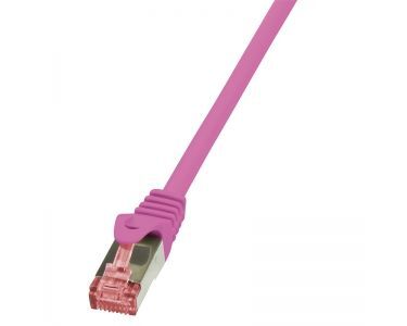 Cables de conexión 2direct PrimeLine RJ-45 (M) a RJ-45 (M) - CAT 6, sin halógeno, rosa
