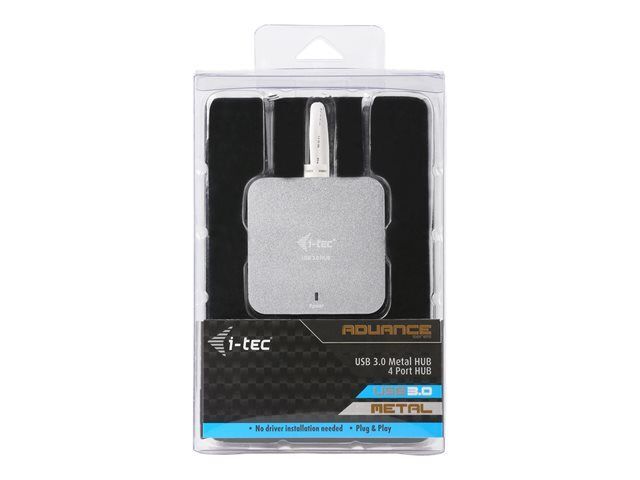 i-Tec Metal USB 3.0 Hub - 4 x SuperSpeed Ports