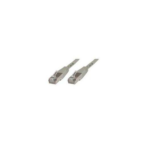 Câble réseau MicroConnect - 50 cm STP CAT 5e - RJ-45 (M) vers RJ-45 (M) - Verrouillé - Gris