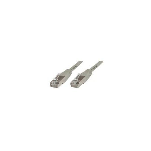 Cable de red MicroConnect - 50 cm STP CAT 5e - RJ-45 (M) a RJ-45 (M) - Bloqueado - Gris