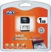 PNY 1GB Flash Memory Card - MMC Mobile
