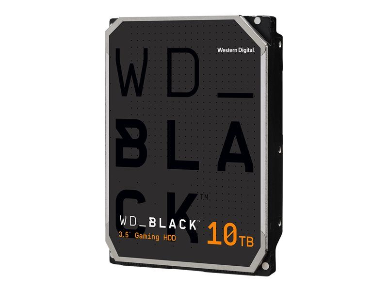 Western Digital Black 10TB Internal Hard Drive - 3.5" SATA 6Gb/s, 7200 RPM, 256MB Buffer