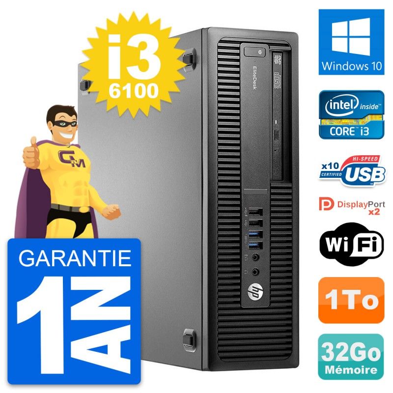 HP EliteDesk 800 G2 SFF Computer