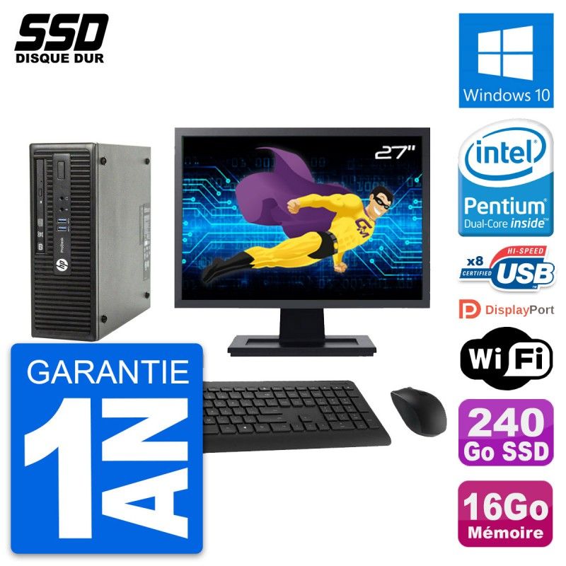 HP ProDesk 400 G3 SFF Desktop Computer