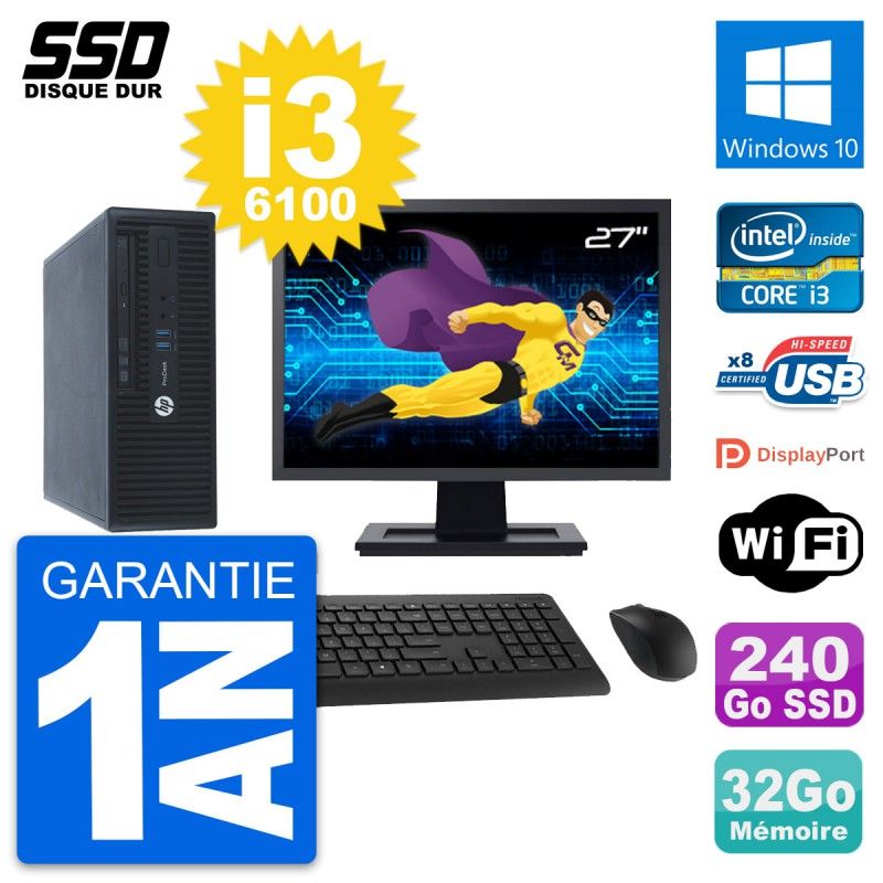 HP ProDesk 400 G3 SFF Desktop Computer