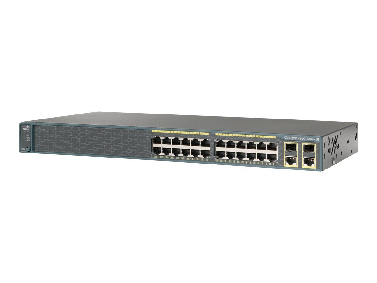 Cisco Catalyst 2960-24TC-S Managed Switch