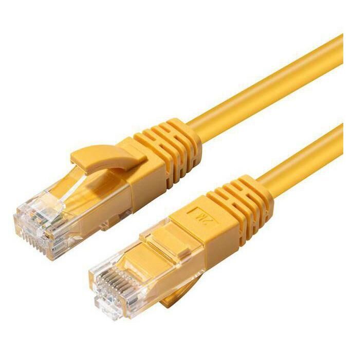 MicroConnect Cat5e Network Cable - 1m, Yellow (UTP)