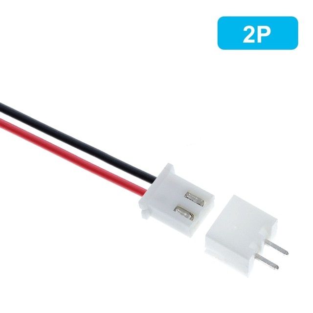 Nipseyteko JST XH2.54 Cable Connectors (2-10 Pin, 26AWG, 20cm)