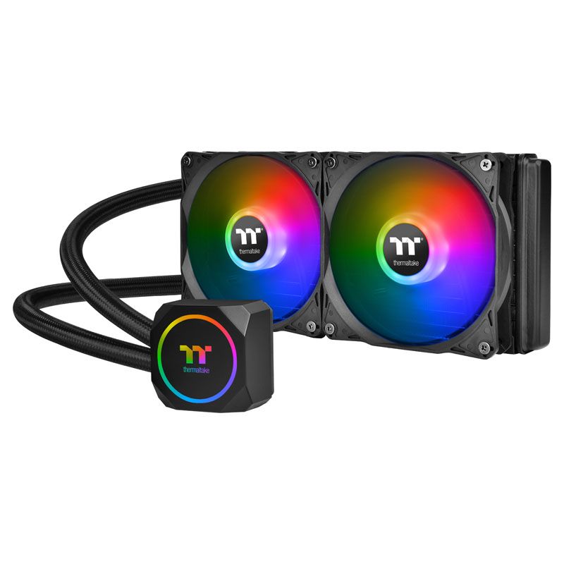 Thermaltake TH240 ARGB Sync Liquid CPU Cooler - Copper - 120mm (LGA1156, AM2, AM2+, AM3, LGA1155, AM3+, FM1, FM2, LGA1150, LGA1151, AM4)