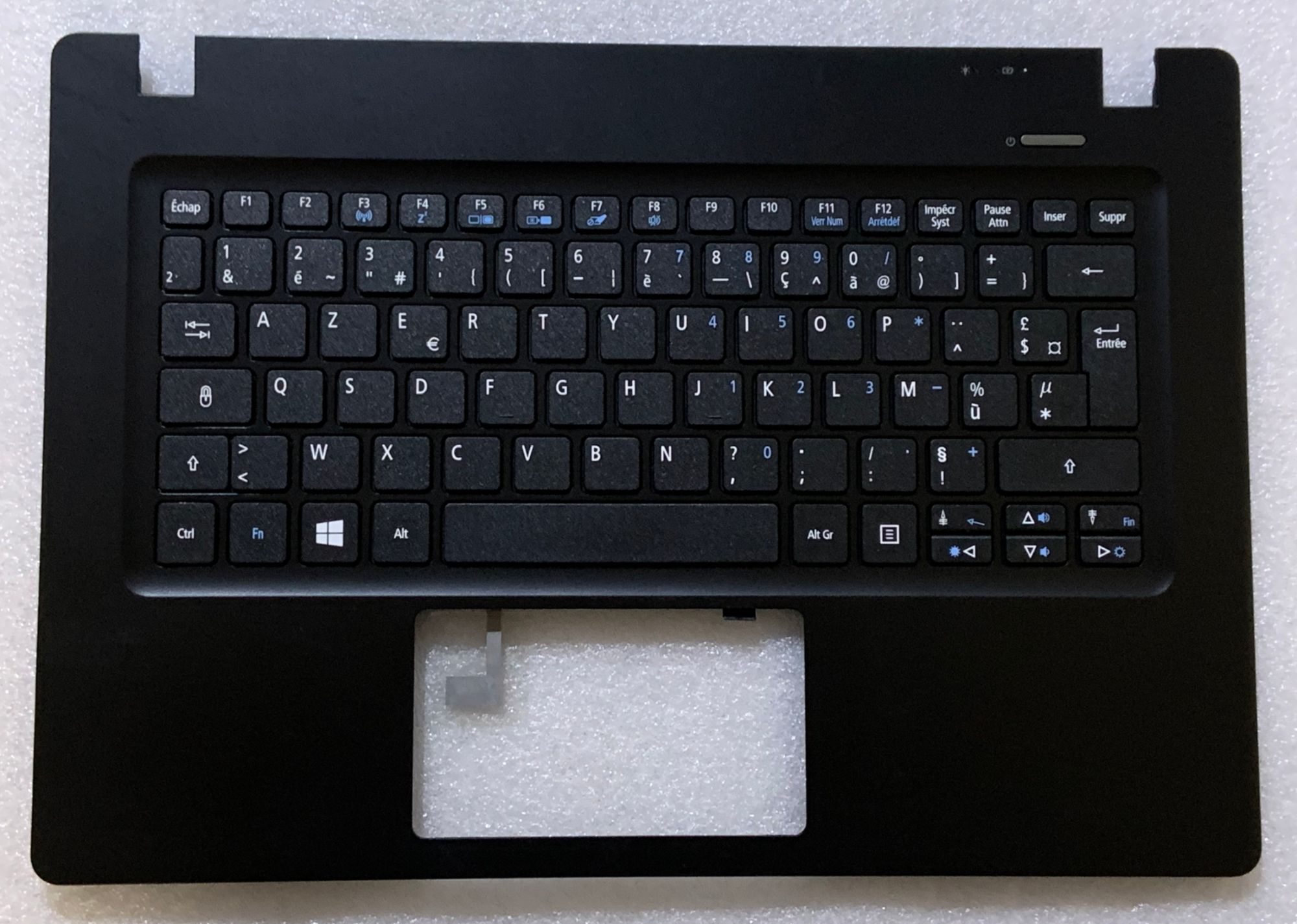Teclado AZERTY Francés Acer TravelMate TMP236-M 60.VAPN1.012 TOPCASE Negro