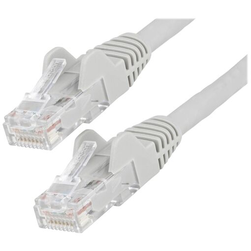 Cable Ethernet StarTech 5m CAT6 LSZH Sin Atrapas (Sin Accrocharse) - Gris