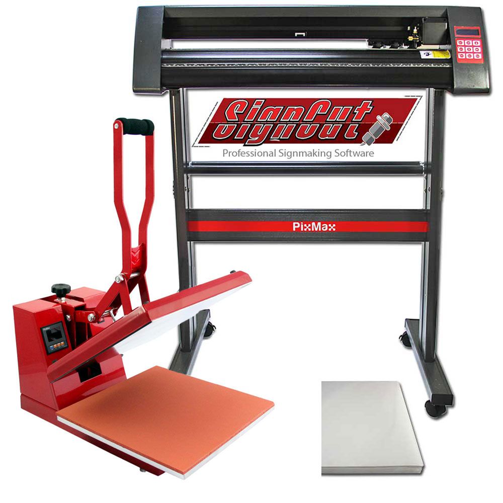 PixMax Prensa de Calor y Cortador de Vinilo (38 cm y 72 cm)