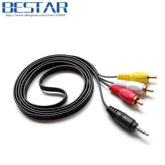 Câble audio-vidéo Nipseyteko 3,5 mm vers 3 RCA (1,5 m)