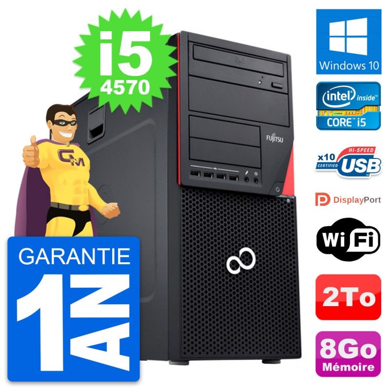 Fujitsu Esprimo P720 PC Tour - Intel i5-4570, 8GB RAM, 2TB HDD, Windows 10, WiFi
