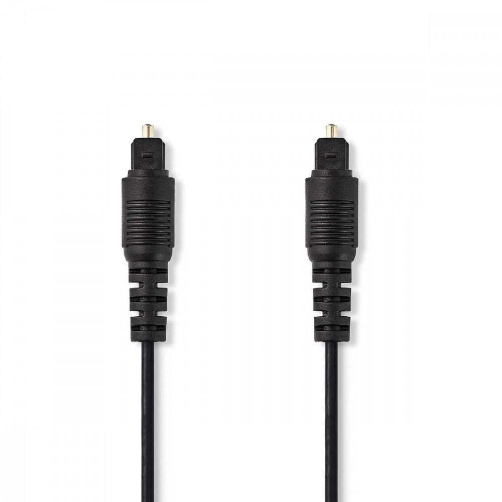 Câble audio numérique Nedis - 5 m - Fibre optique - Noir