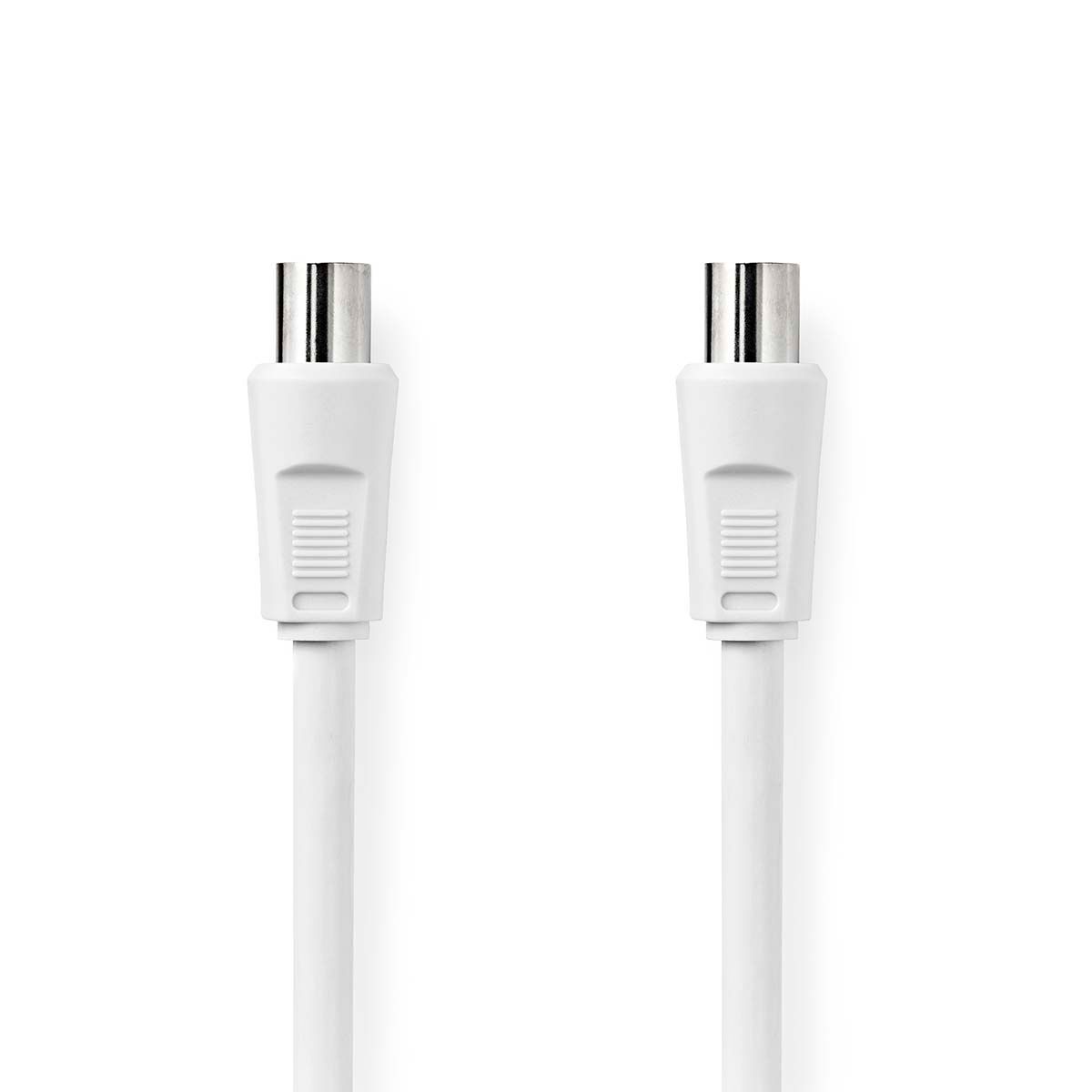 Nedis Coaxial Antenna Cable, 2m, Double Shielded, 90dB, White