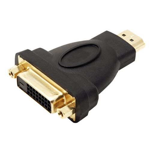 Adaptateur vidéo Secomp HDMI mâle/DVI-D femelle - Noir