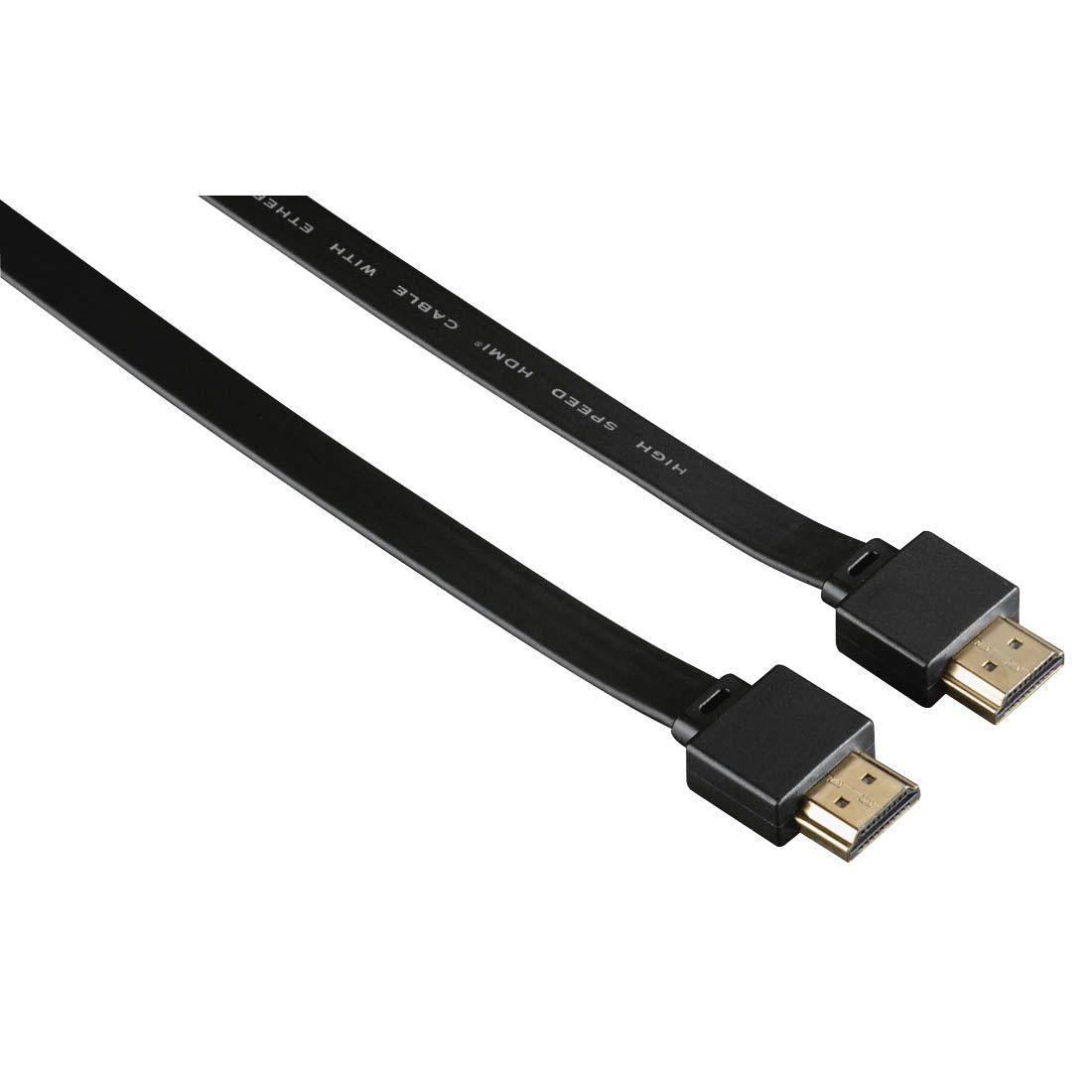 Câble HDMI Hama haute vitesse, 3 m, plat, Ethernet, mâle-mâle