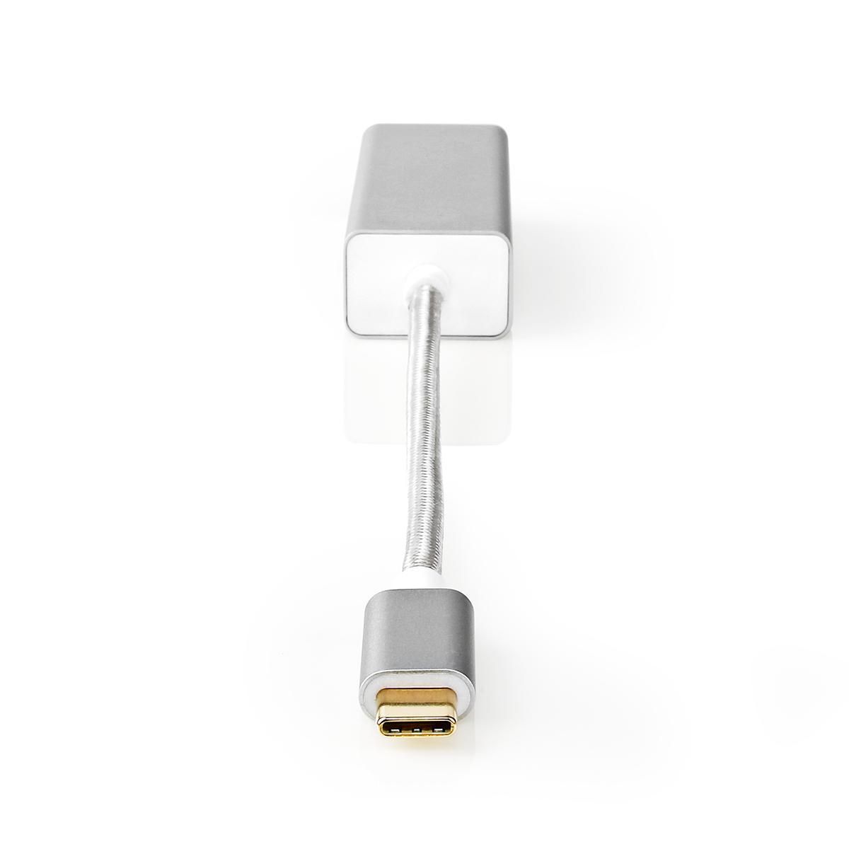 Nedis USB-C to RJ45 Adapter (0.2m, Gold Plated)