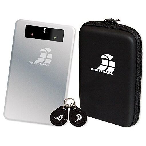 Digittrade 4TB External Hard Drive - USB 3.0, RFID Security